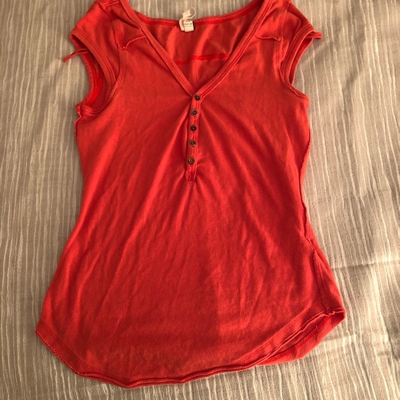 We The Free Orange Top - Picture 4 of 7